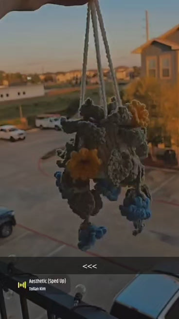 Hanging plant basket