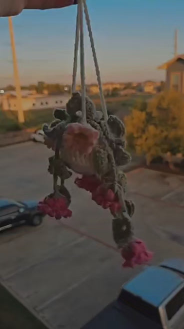 Hanging plant basket